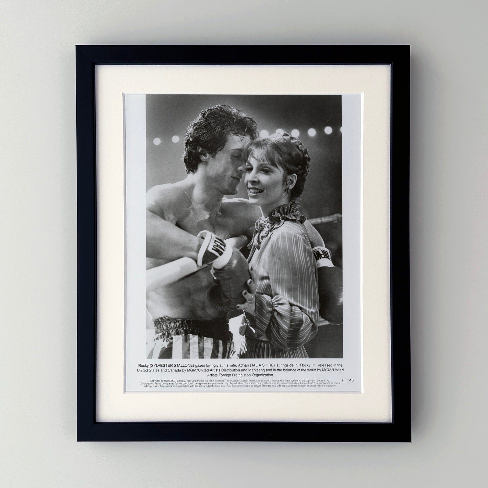 Rocky 3 (1982) Film Movie Press Publicity Still Framed