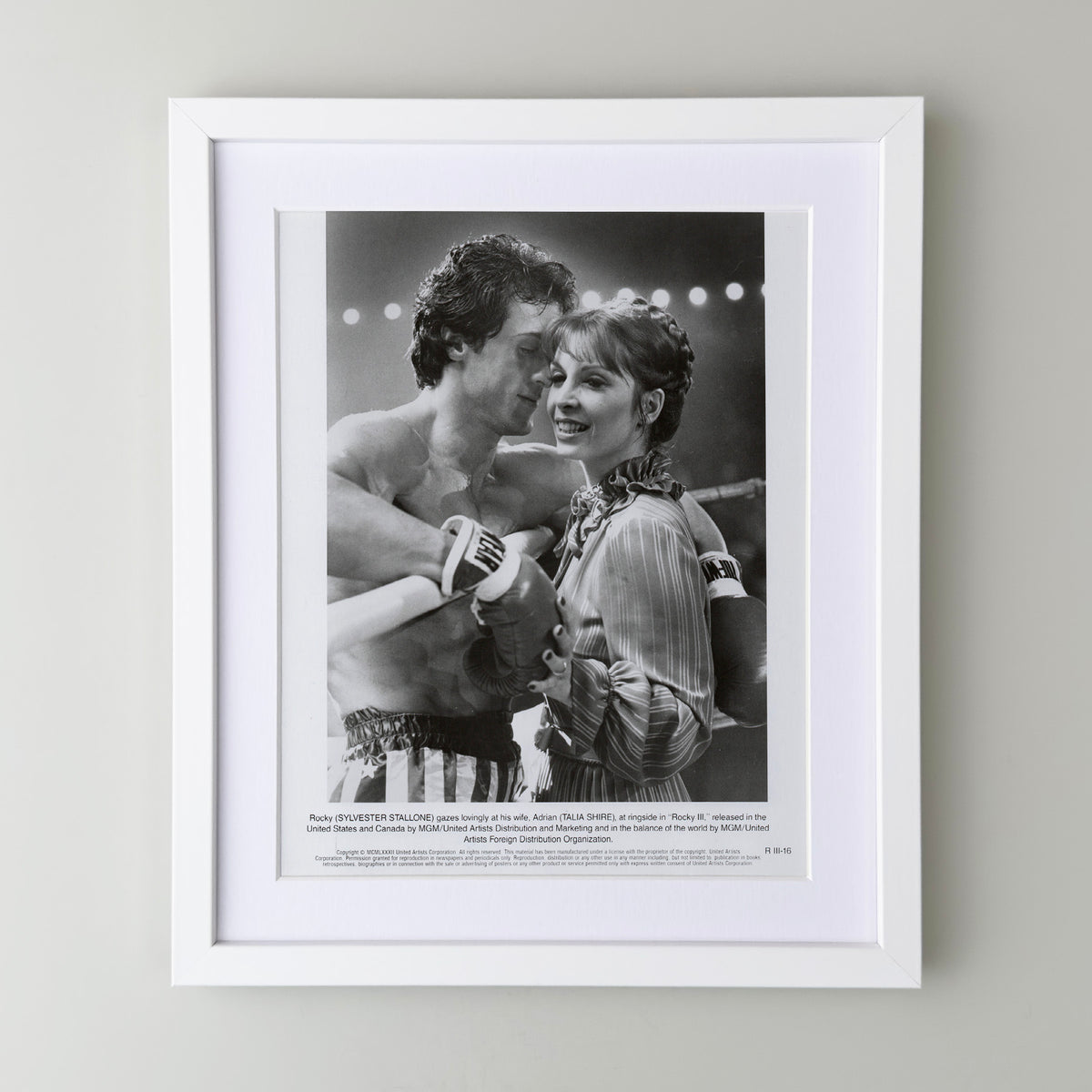 Rocky 3 (1982) Film Movie Press Publicity Still Framed