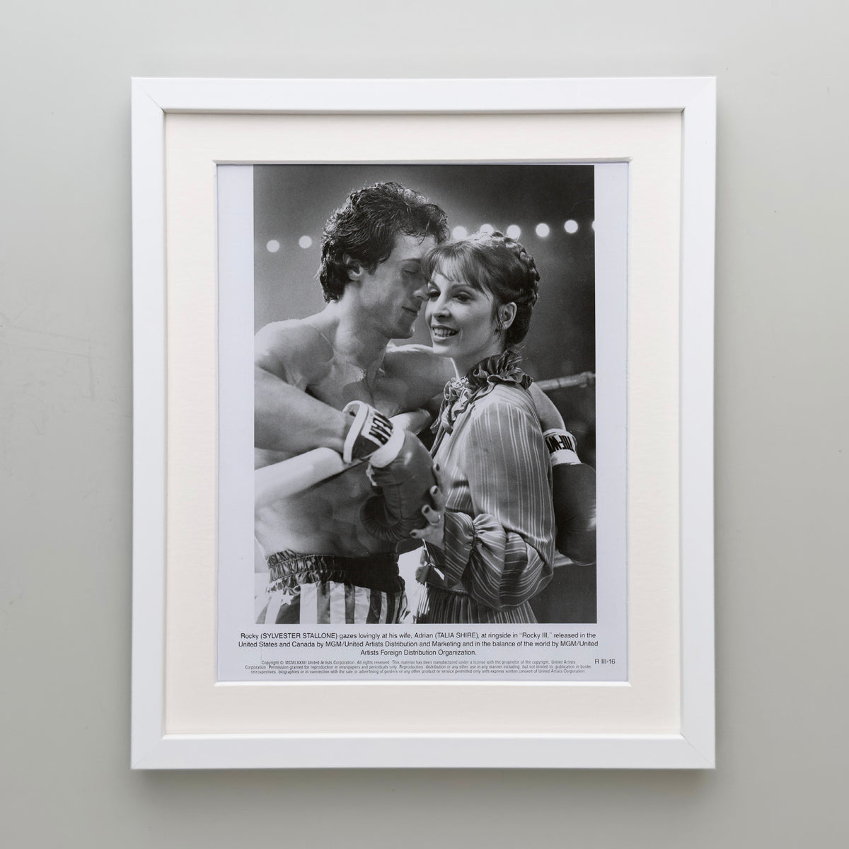 Rocky 3 (1982) Film Movie Press Publicity Still Framed