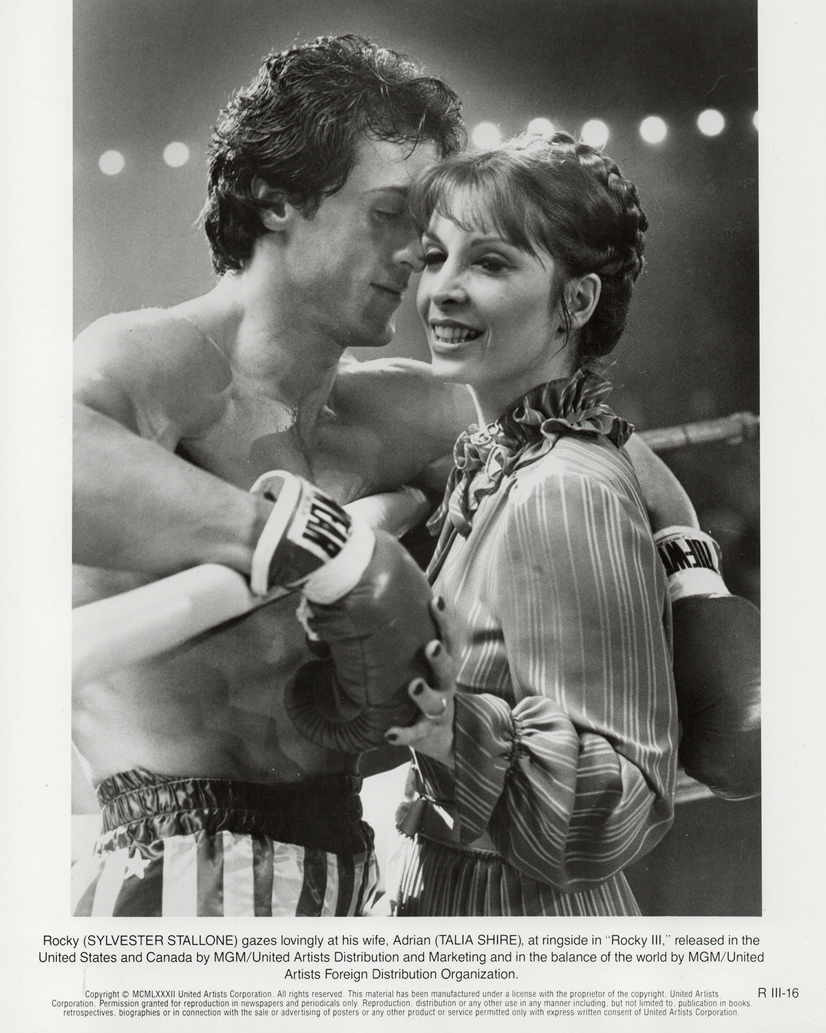 Rocky 3 (1982) Film Movie Press Publicity Still Framed