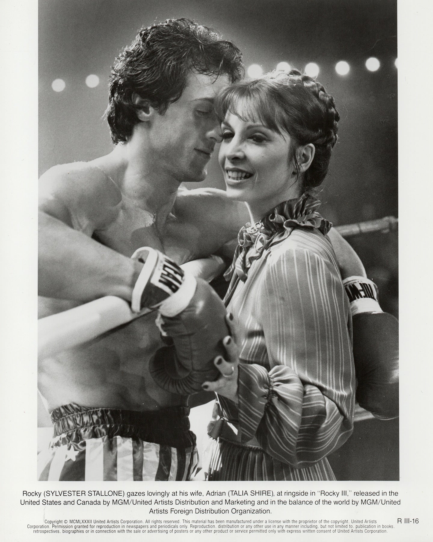 Rocky 3 (1982) Film Movie Press Publicity Still Framed