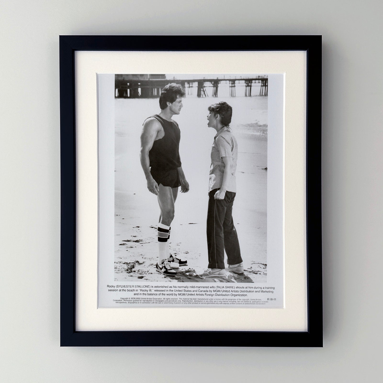 Rocky 3 (1982) Film Movie Press Publicity Still Framed