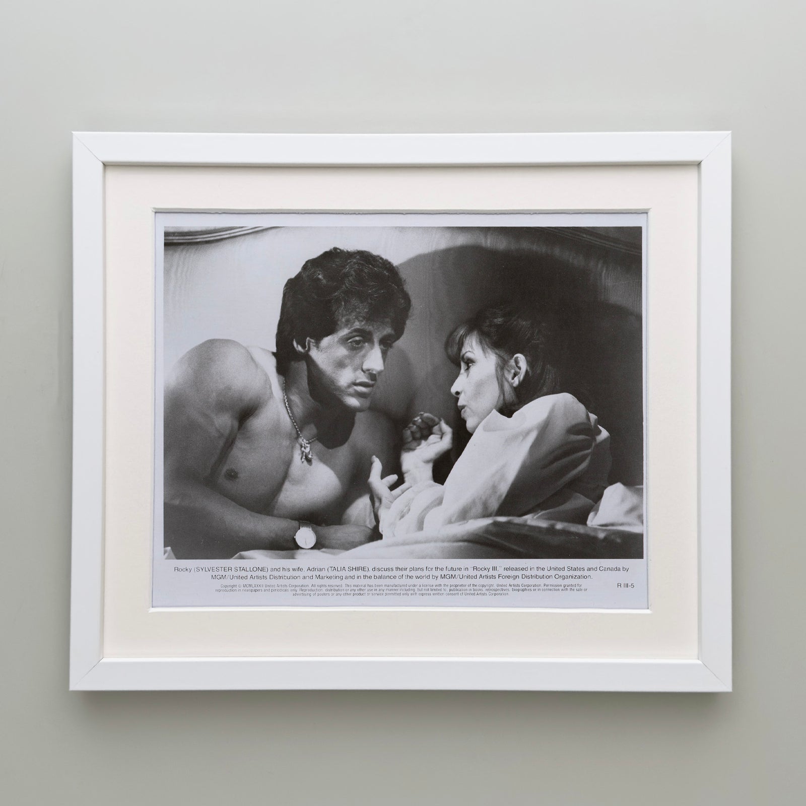 Rocky 3 (1982) Film Movie Press Publicity Still Framed