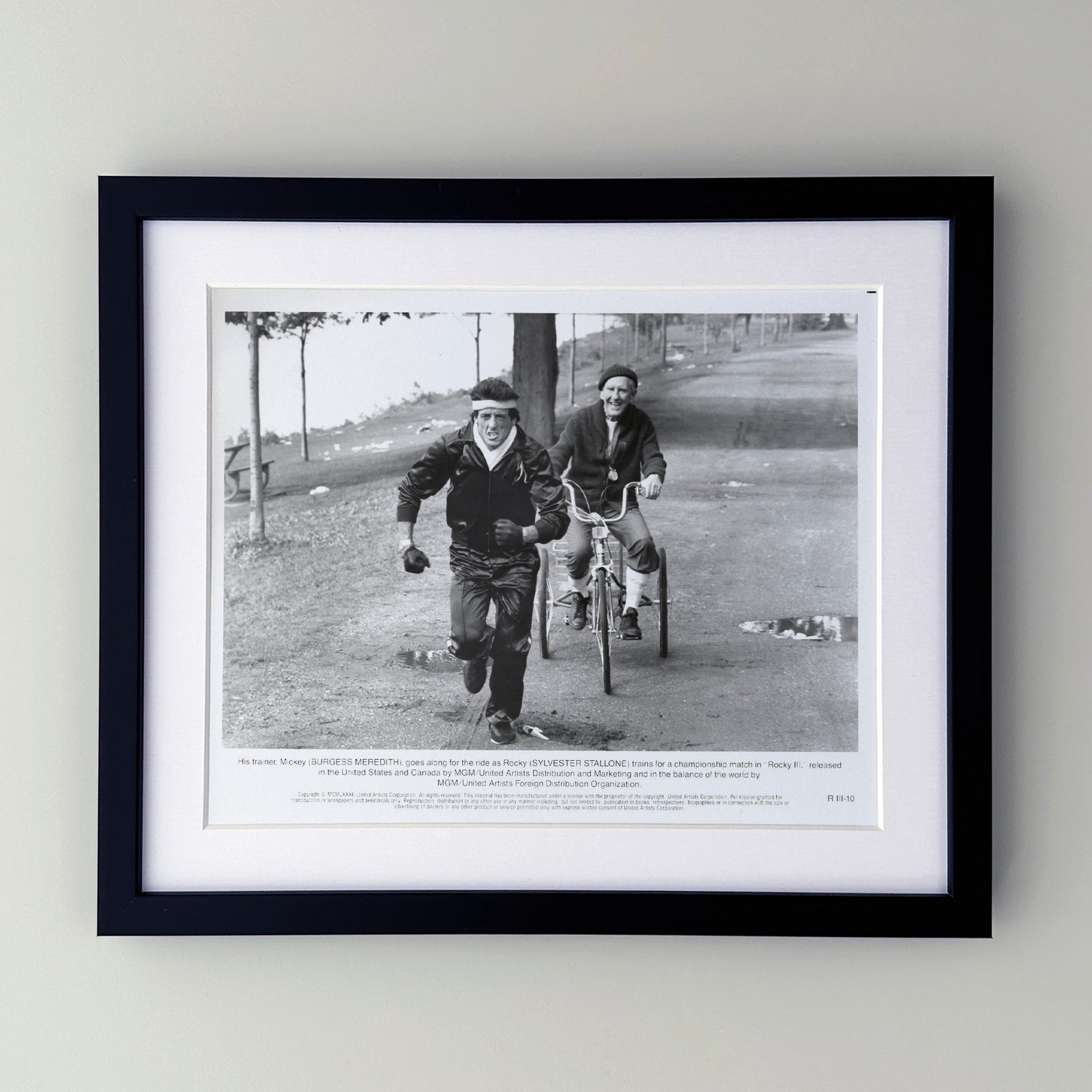 Rocky 3 1982 Publicity Film Movie Press Still Framed