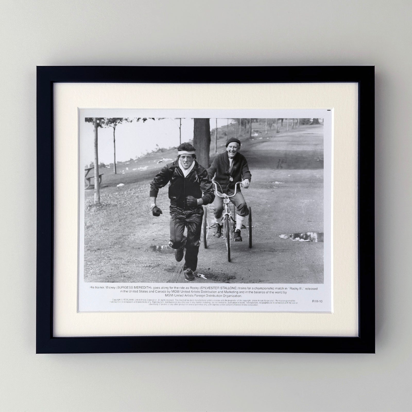 Rocky 3 1982 Publicity Film Movie Press Still Framed