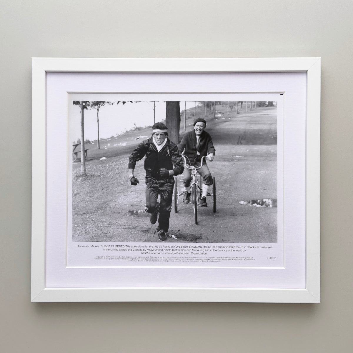 Rocky 3 1982 Publicity Film Movie Press Still Framed