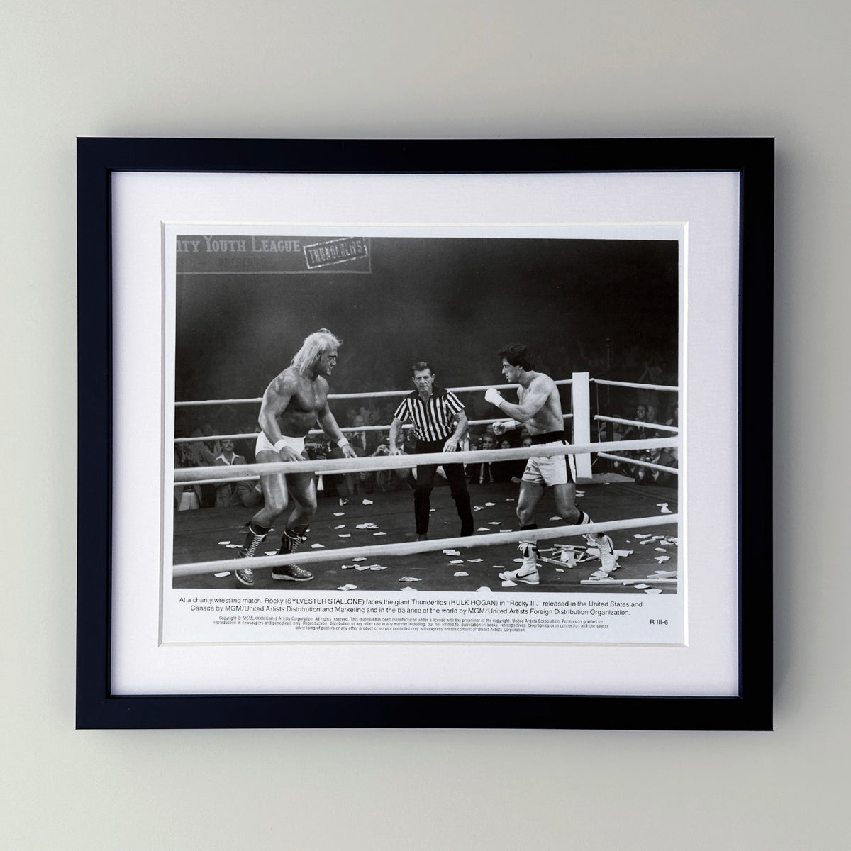 Rocky 3 1982 Publicity Film Movie Press Still Framed