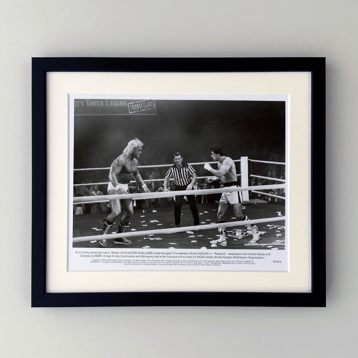 Rocky 3 1982 Publicity Film Movie Press Still Framed