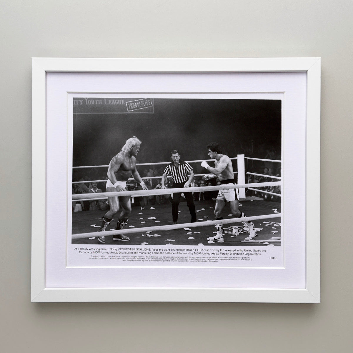 Rocky 3 1982 Publicity Film Movie Press Still Framed