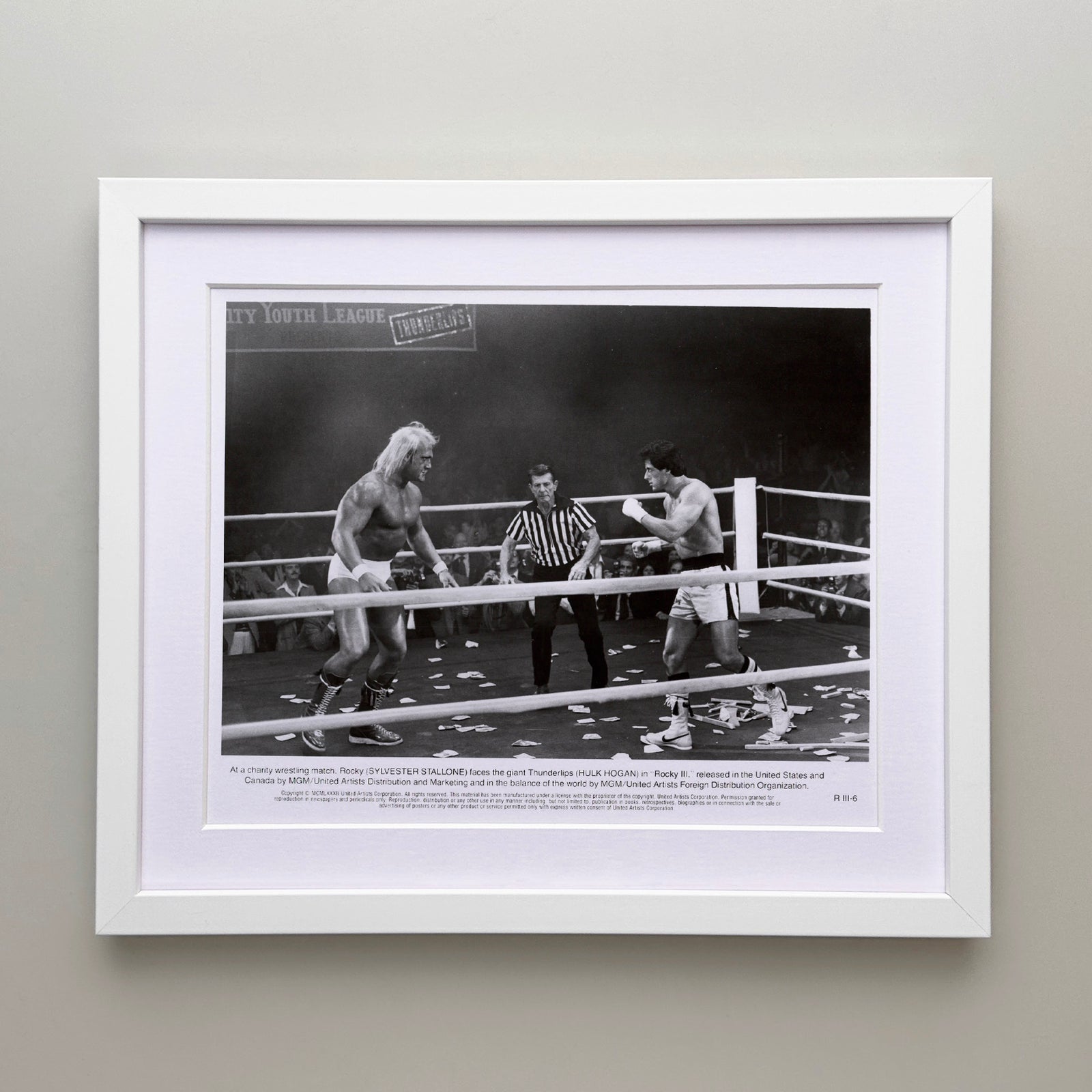 Rocky 3 1982 Publicity Film Movie Press Still Framed