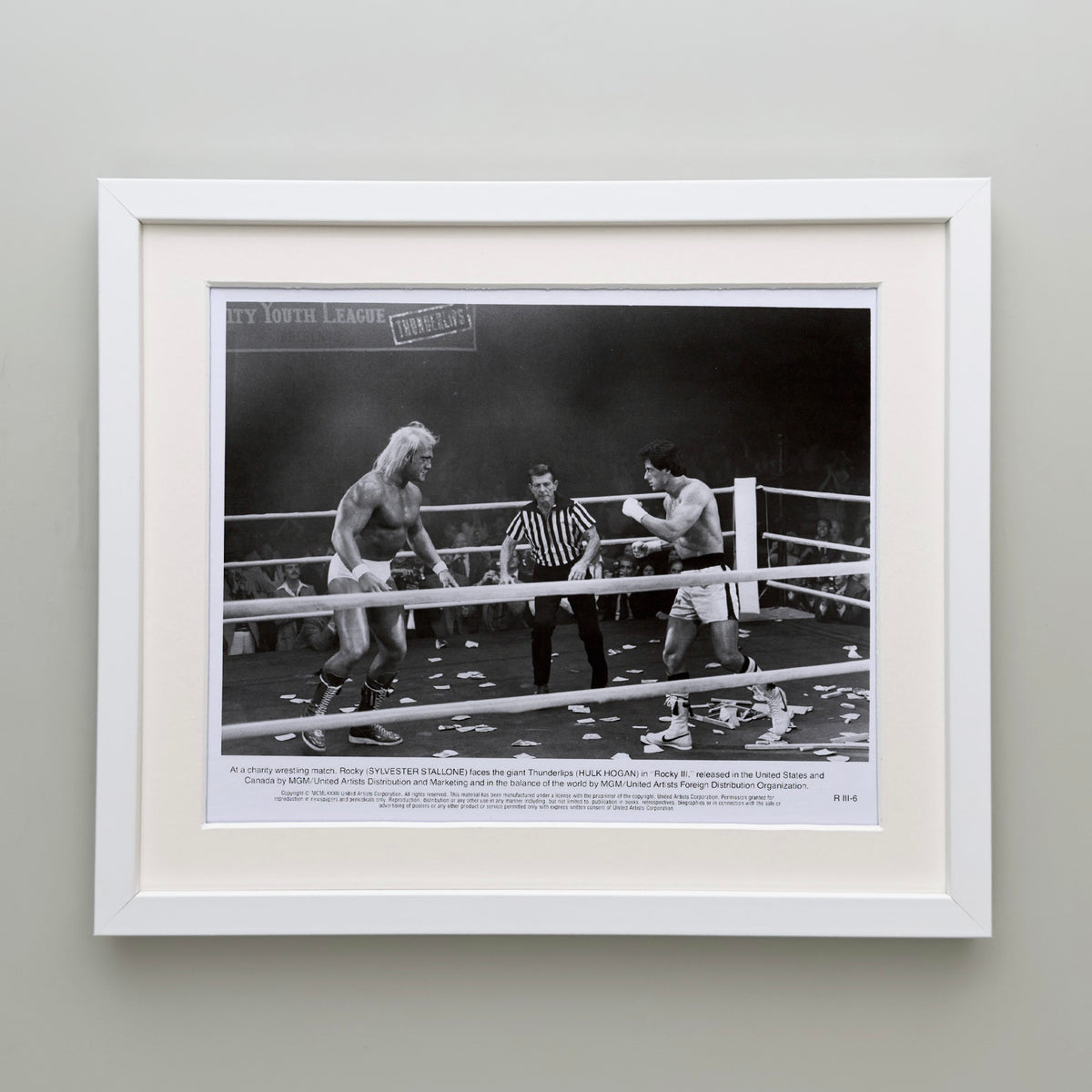 Rocky 3 1982 Publicity Film Movie Press Still Framed