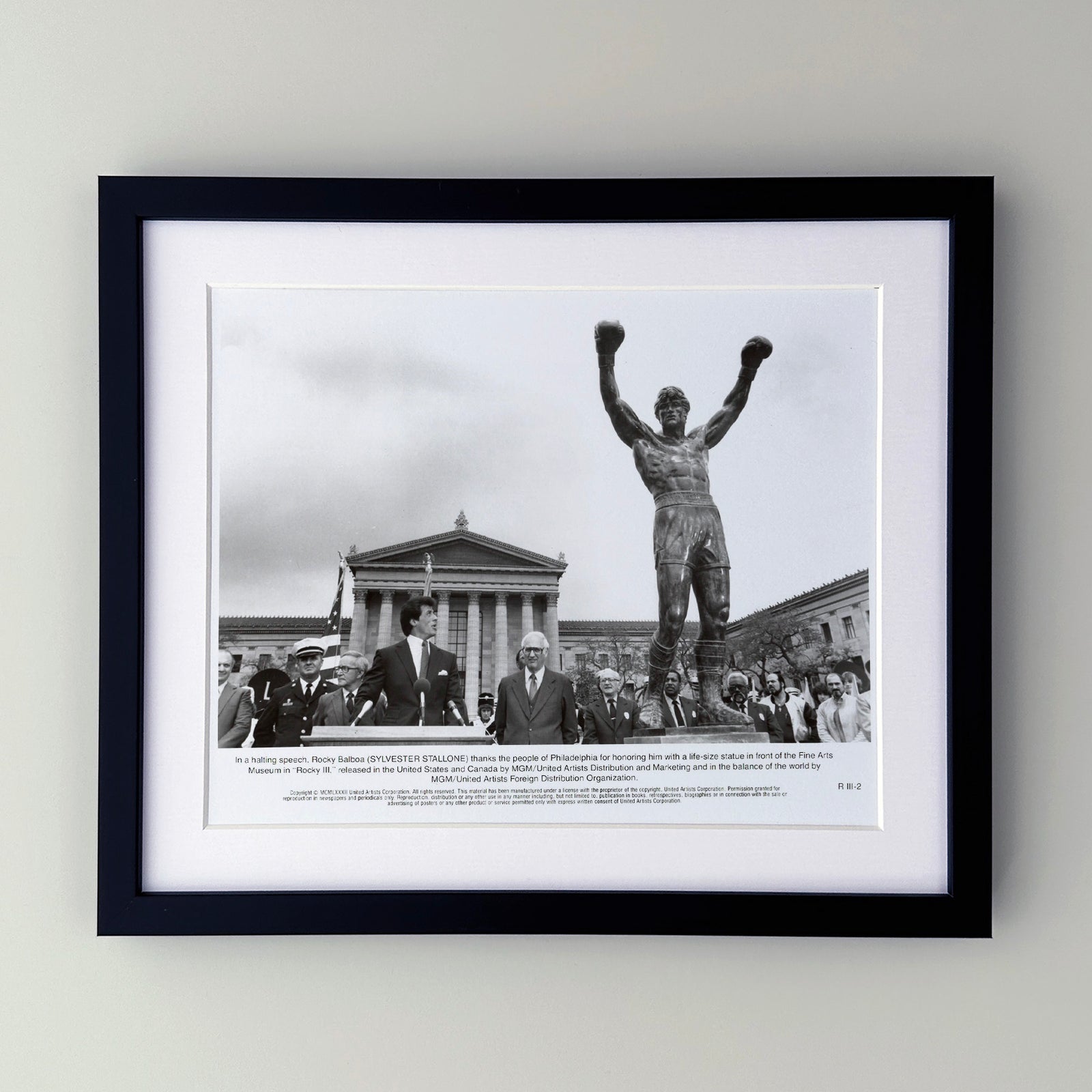 Rocky 3 1982 Publicity Film Movie Press Still Framed