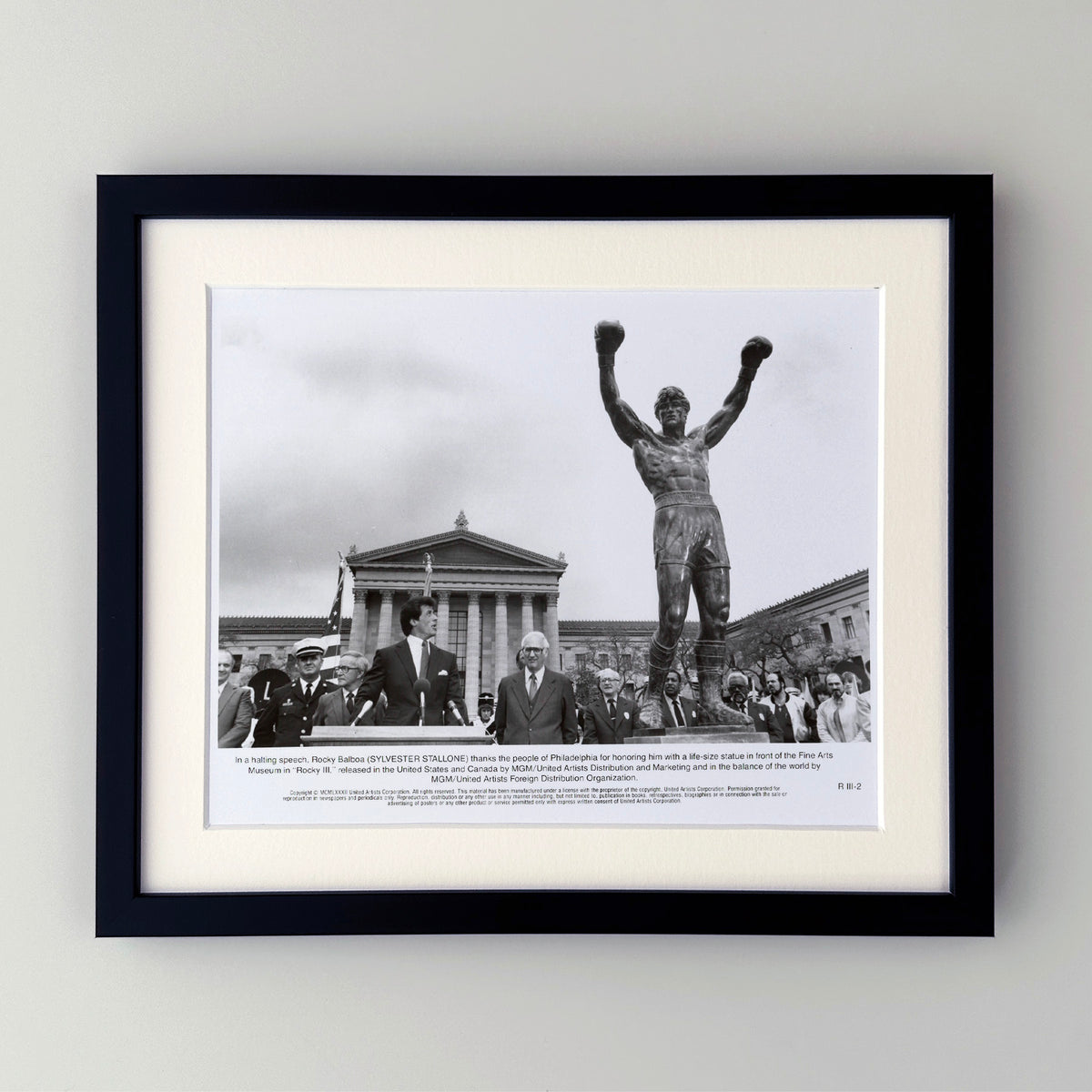 Rocky 3 1982 Publicity Film Movie Press Still Framed