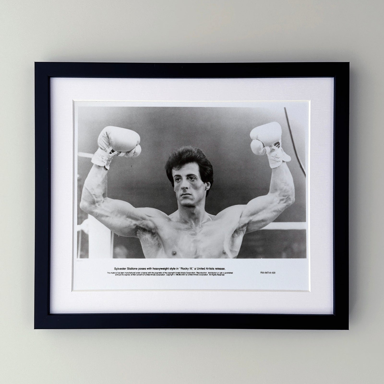 Rocky 3 1982 Publicity Film Movie Press Still Framed