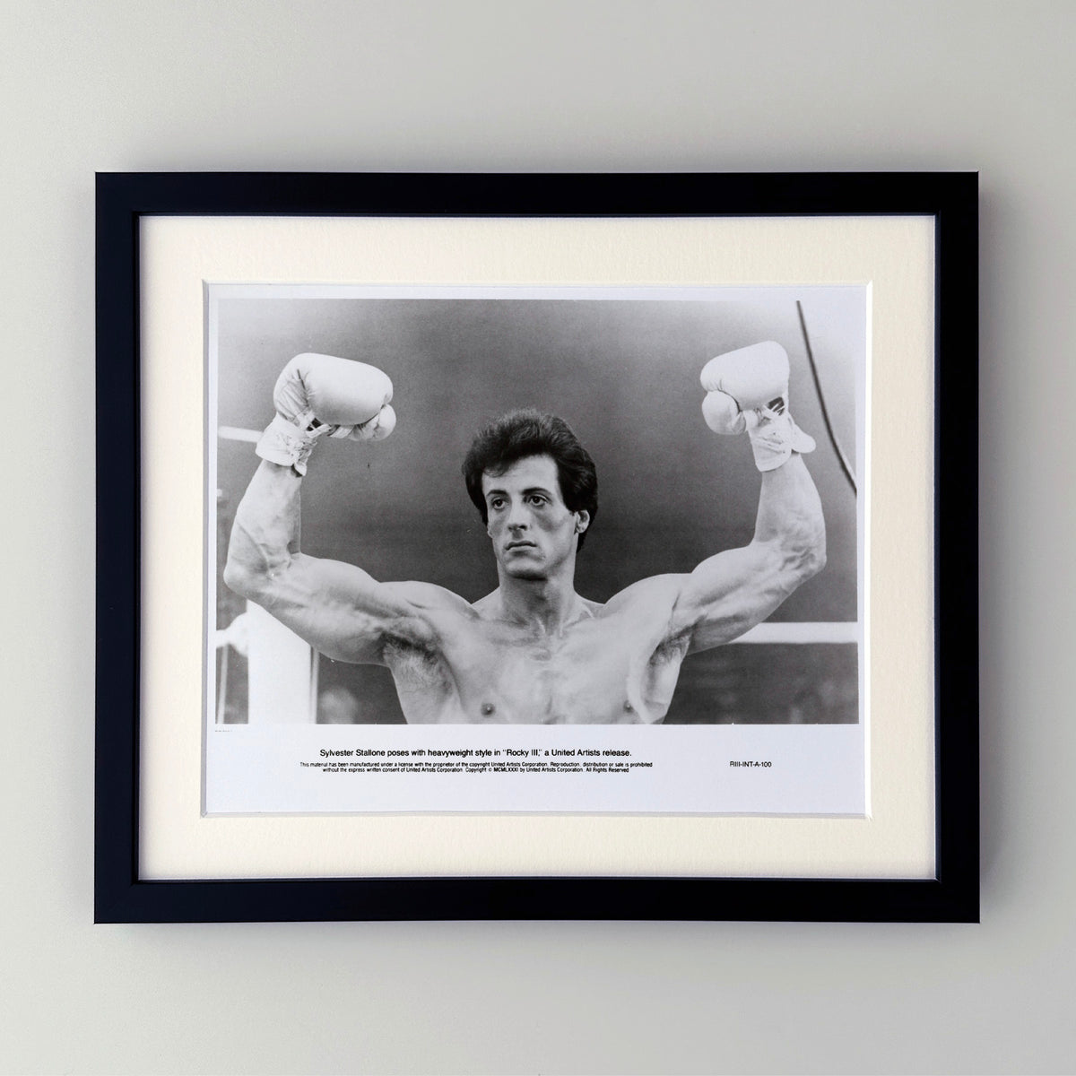 Rocky 3 1982 Publicity Film Movie Press Still Framed