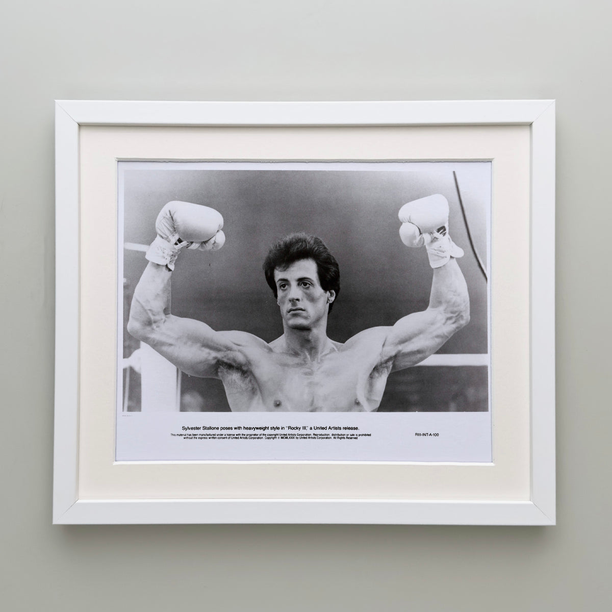 Rocky 3 1982 Publicity Film Movie Press Still Framed