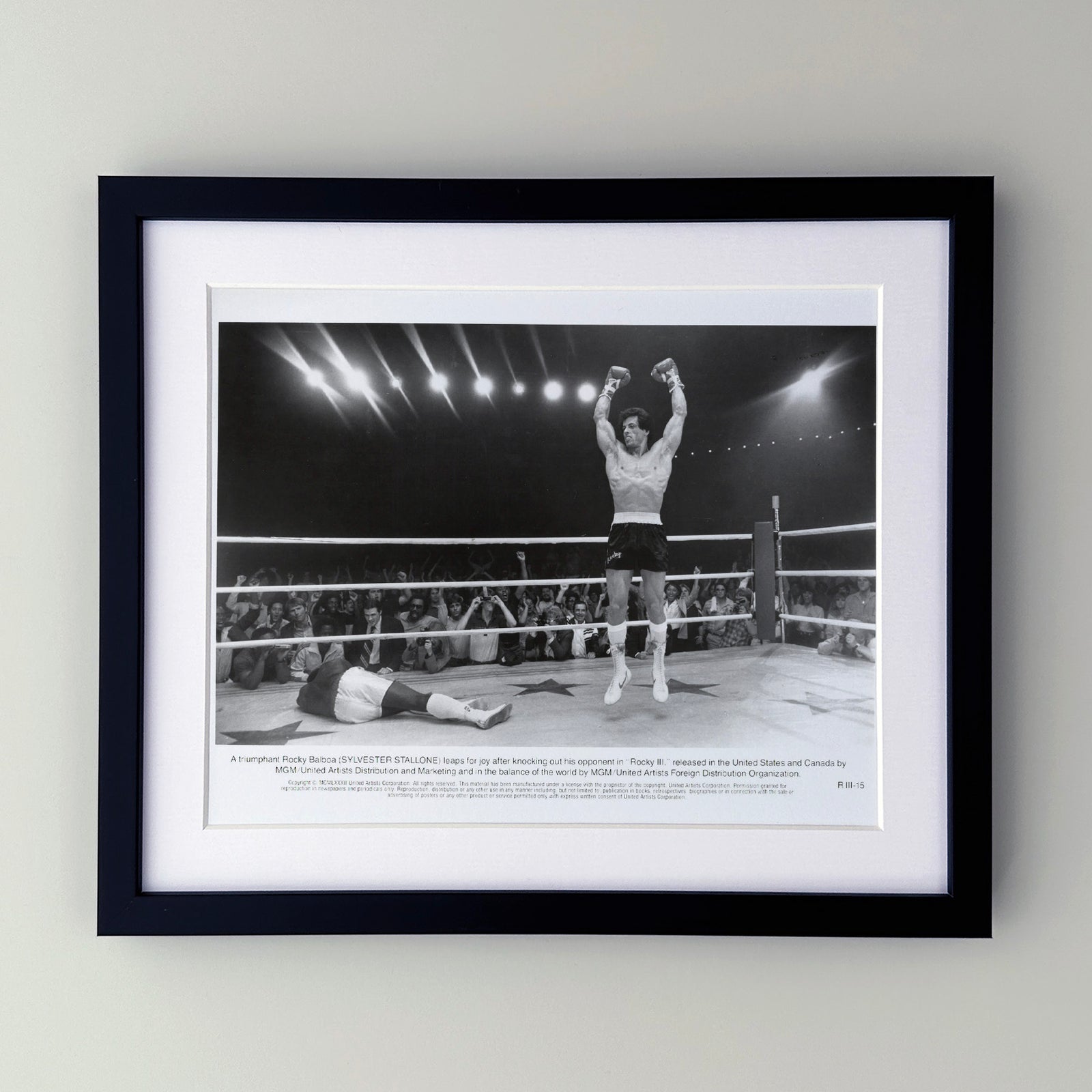 Rocky 3 1982 Publicity Film Movie Press Still Framed