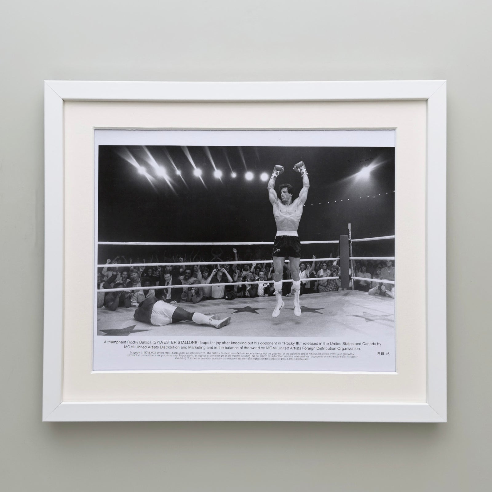 Rocky 3 1982 Publicity Film Movie Press Still Framed