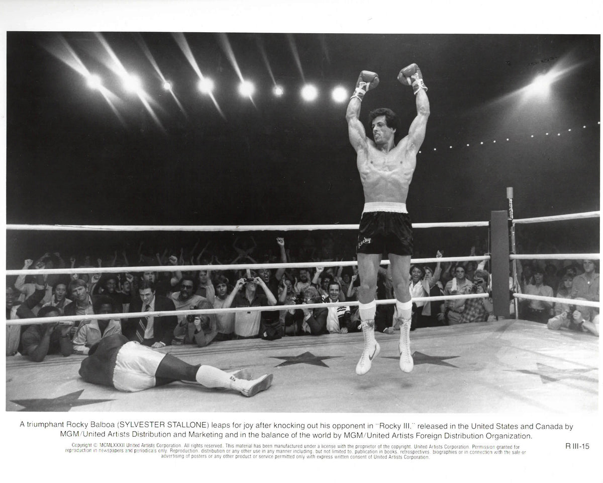 Rocky 3 1982 Publicity Film Movie Press Still Framed
