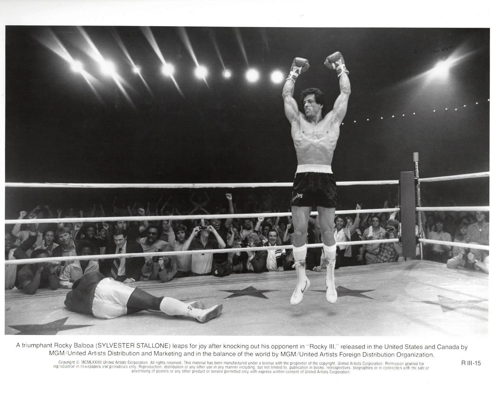 Rocky 3 1982 Publicity Film Movie Press Still Framed