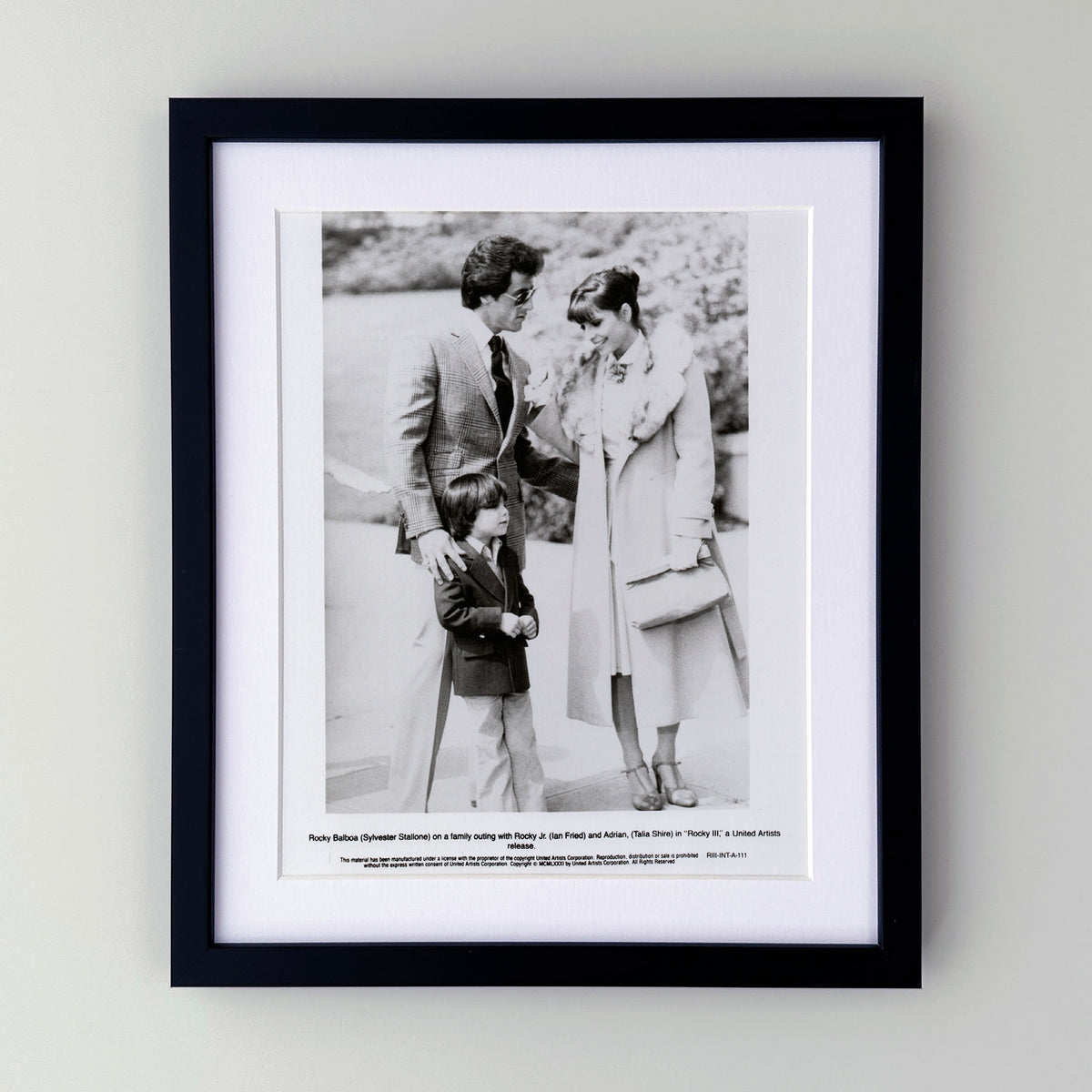 Rocky 3 (1982) Film Movie Press Publicity Still Framed