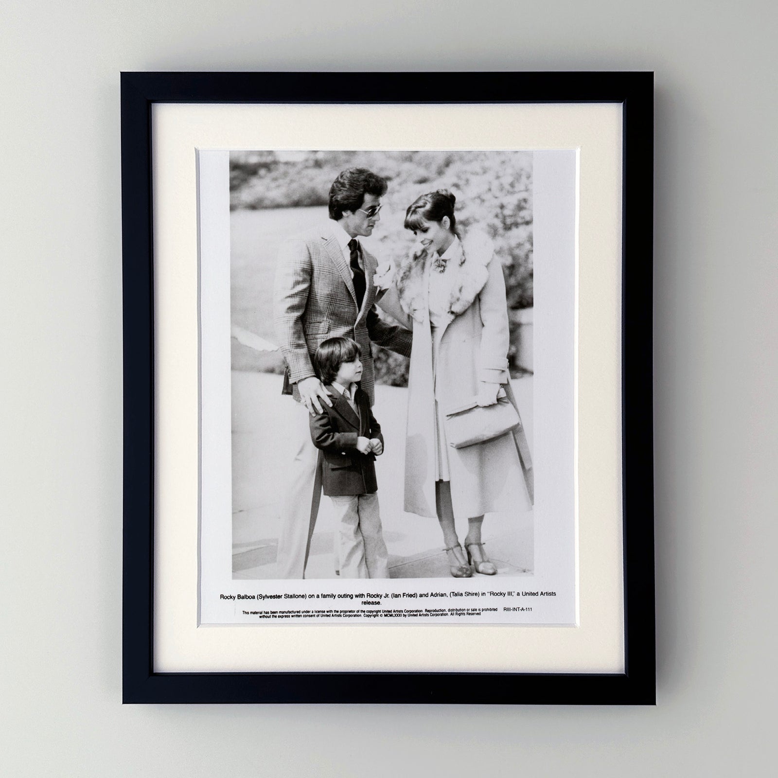 Rocky 3 (1982) Film Movie Press Publicity Still Framed