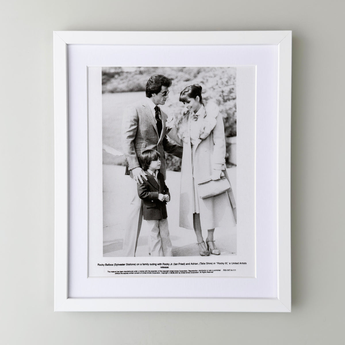Rocky 3 (1982) Film Movie Press Publicity Still Framed