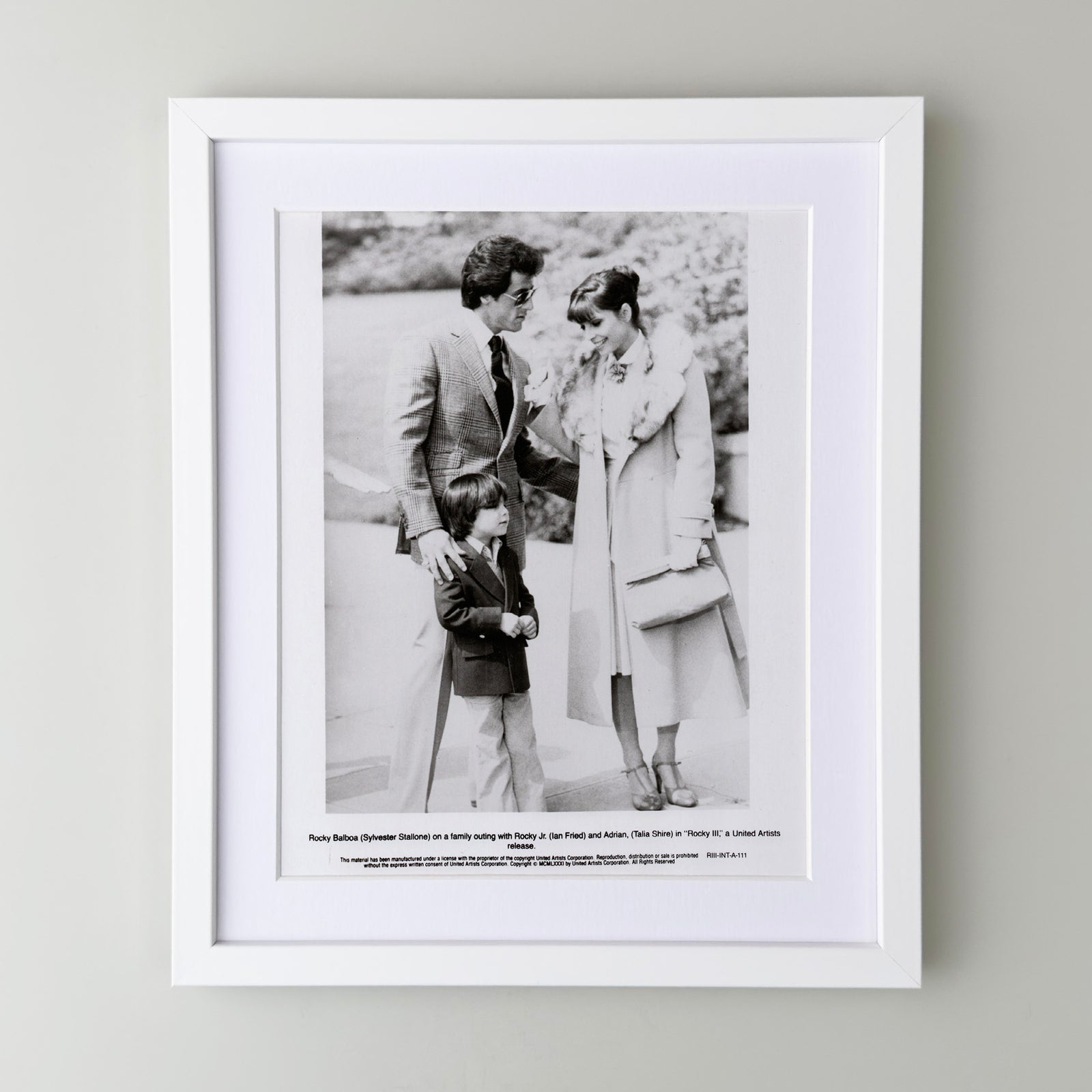 Rocky 3 (1982) Film Movie Press Publicity Still Framed