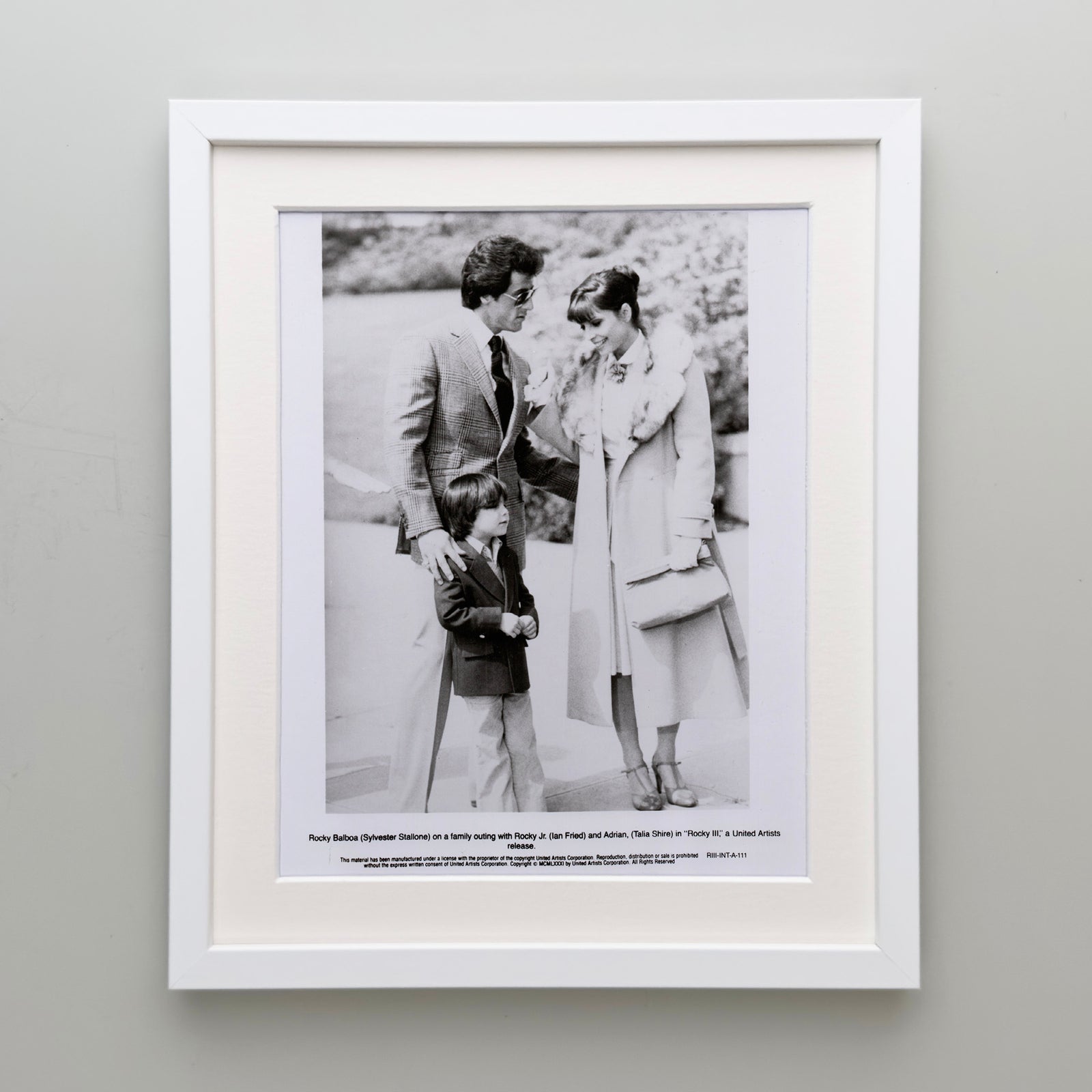 Rocky 3 (1982) Film Movie Press Publicity Still Framed