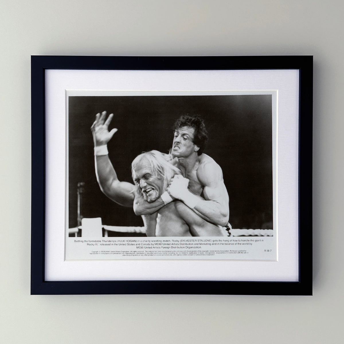 Rocky 3 (1982) Film Movie Press Publicity Still Framed
