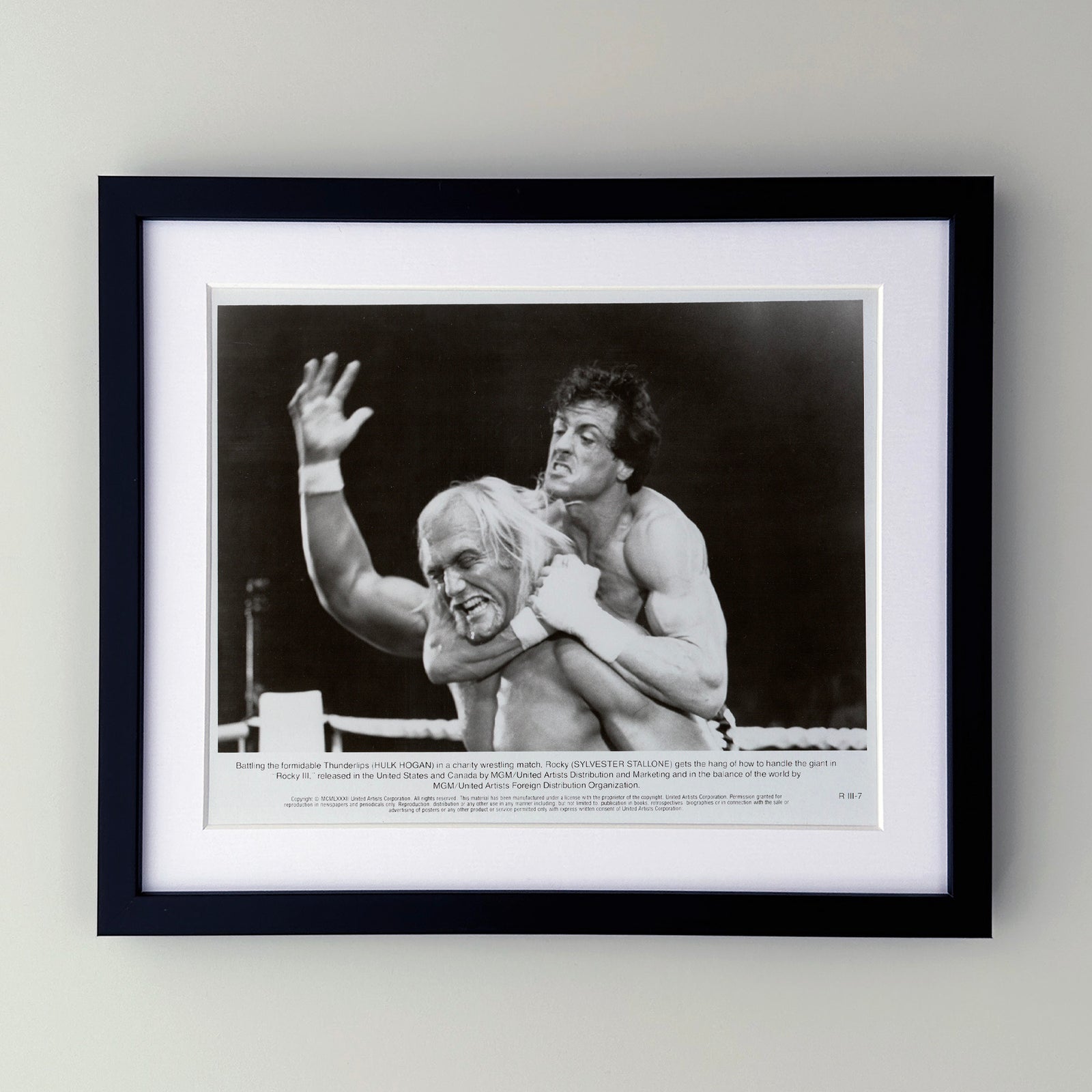 Rocky 3 (1982) Film Movie Press Publicity Still Framed
