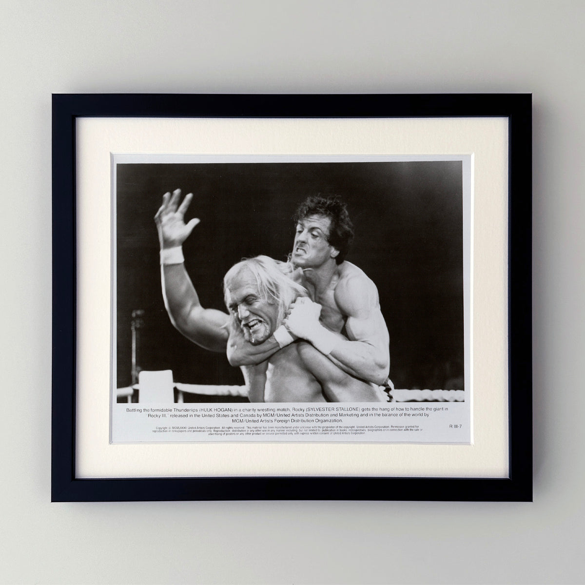Rocky 3 (1982) Film Movie Press Publicity Still Framed