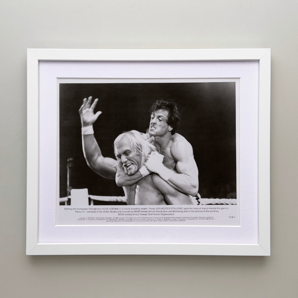 Rocky 3 (1982) Film Movie Press Publicity Still Framed