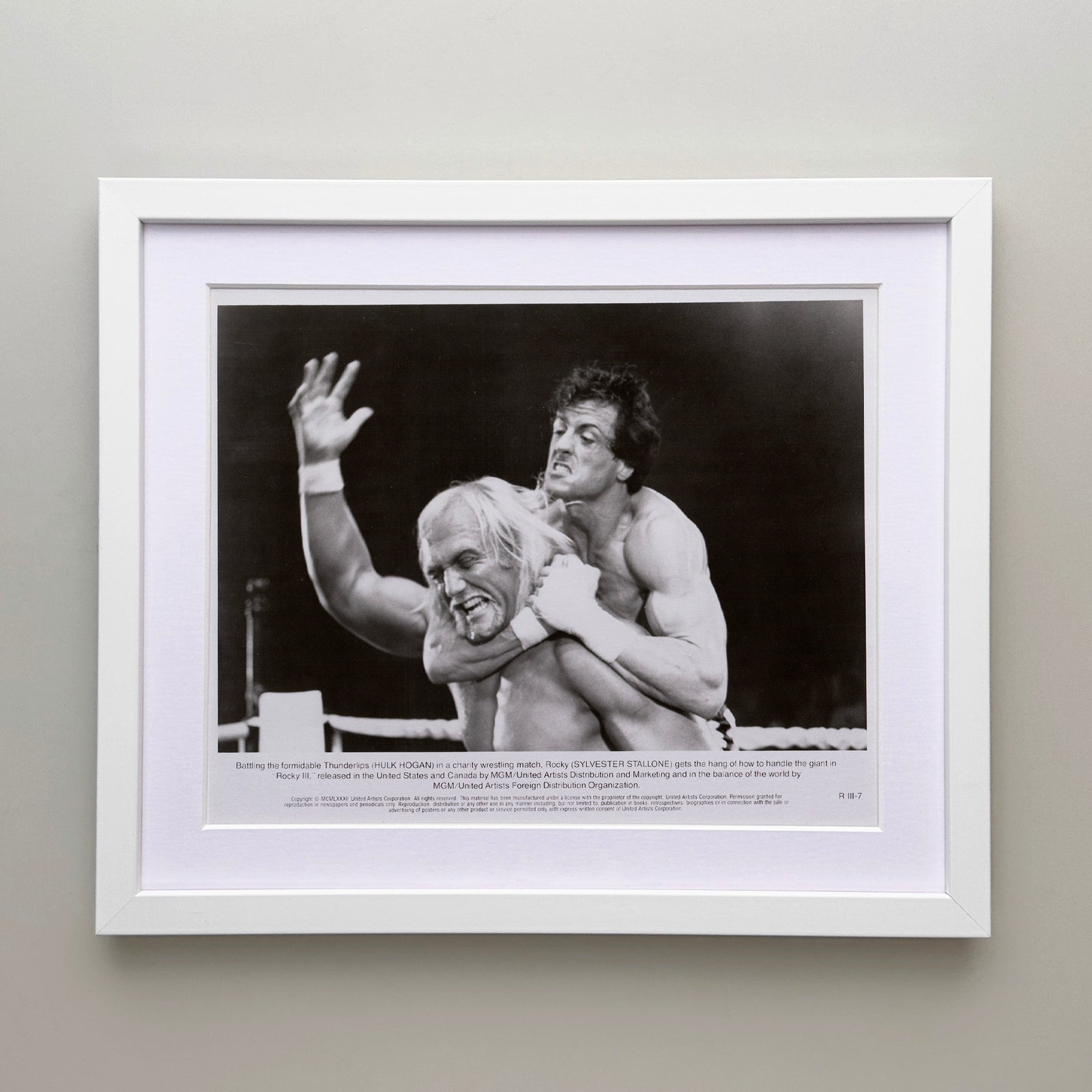 Rocky 3 (1982) Film Movie Press Publicity Still Framed