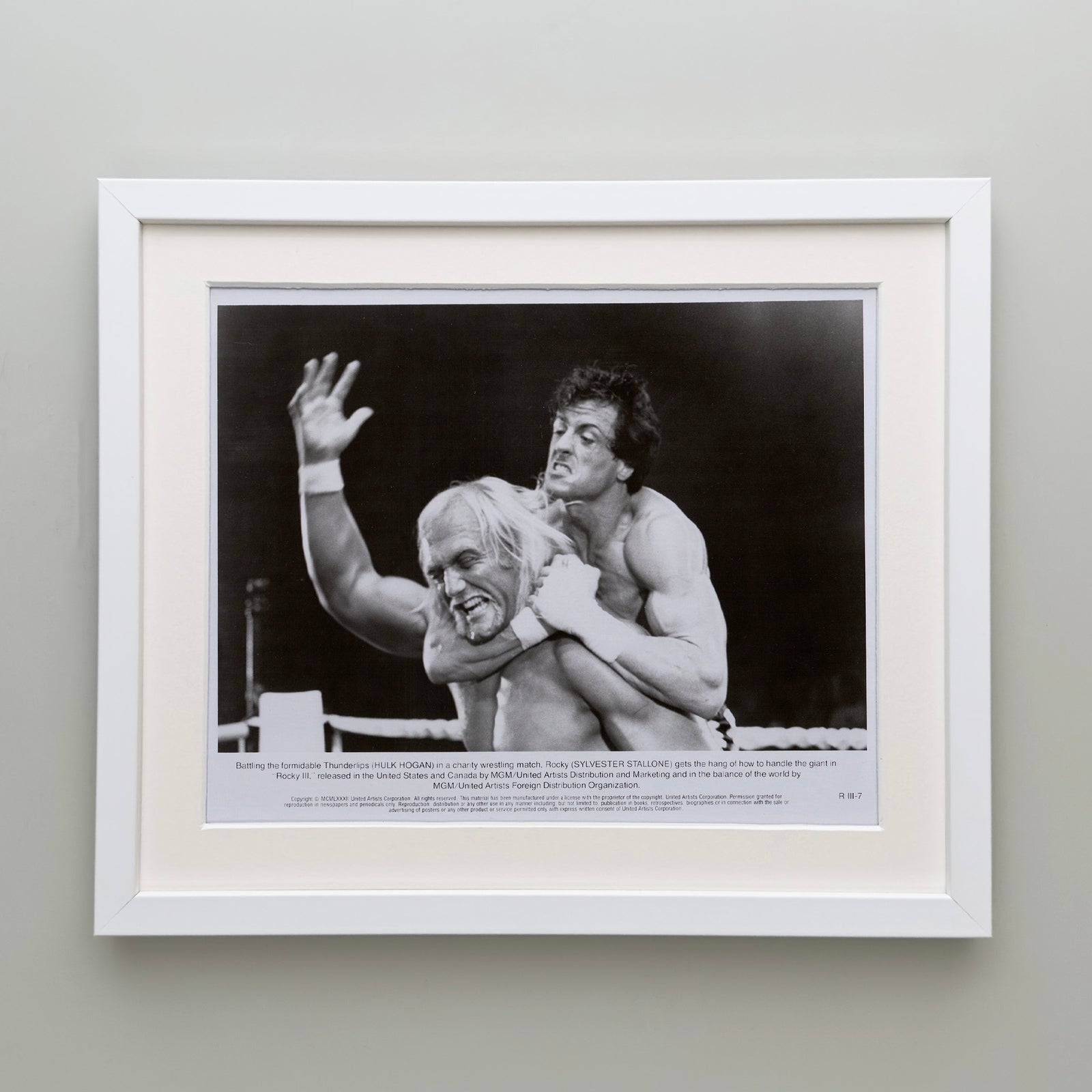 Rocky 3 (1982) Film Movie Press Publicity Still Framed