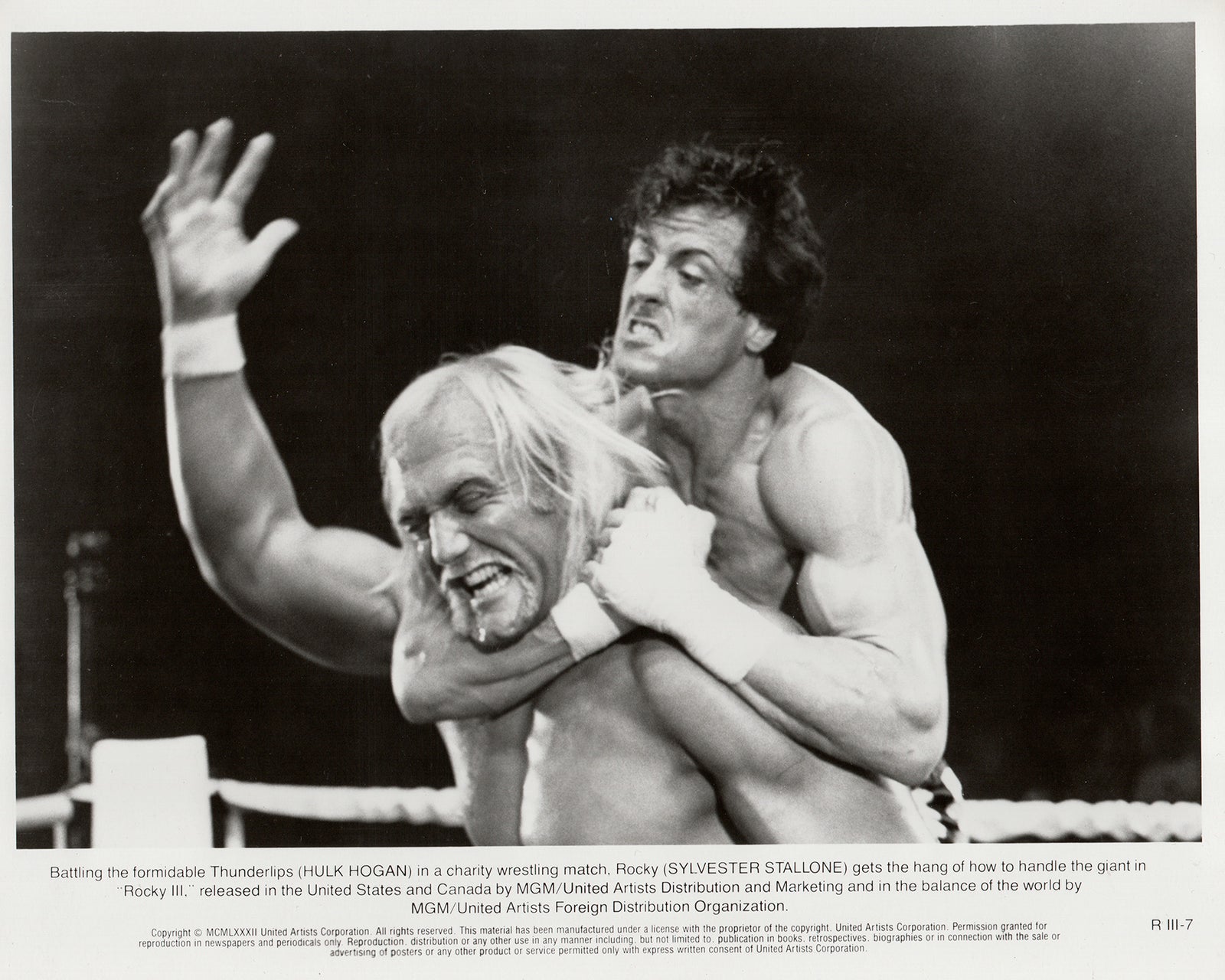 Rocky 3 (1982) Film Movie Press Publicity Still Framed