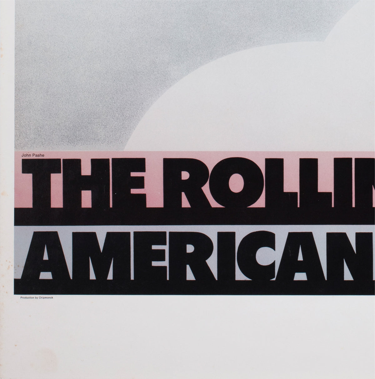Rolling Stones 1972 Tour Music Poster, John Pasche - detail