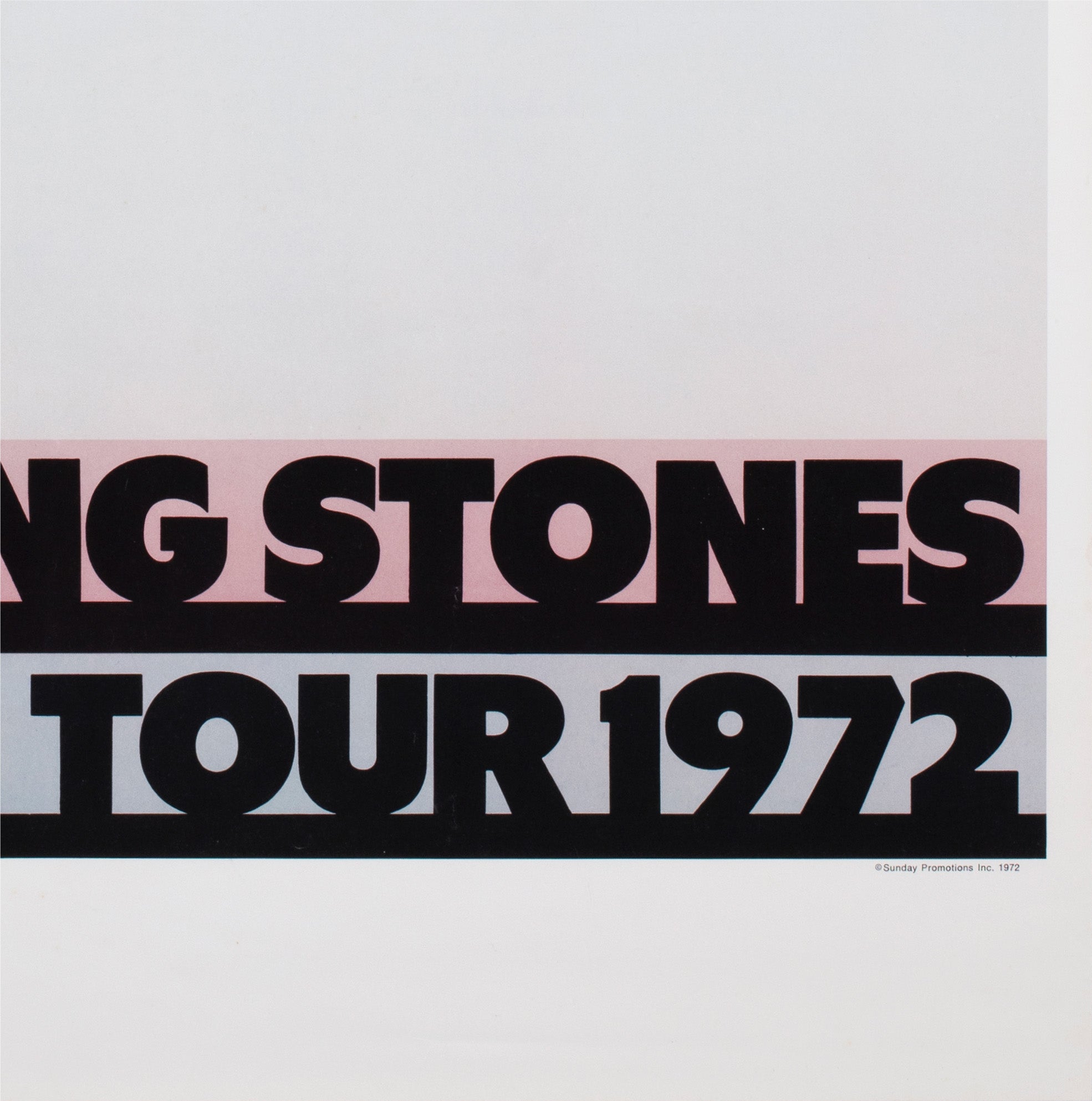 Rolling Stones 1972 Tour Music Poster, John Pasche - Orson & Welles