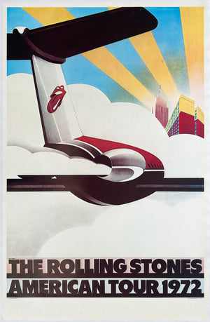 Rolling Stones 1972 Tour Music Poster, John Pasche