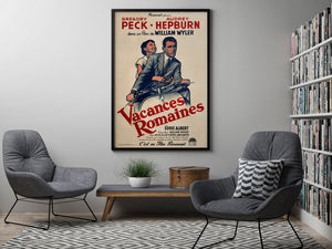 Roman Holiday 1960s French Half Grande Film Movie Poster