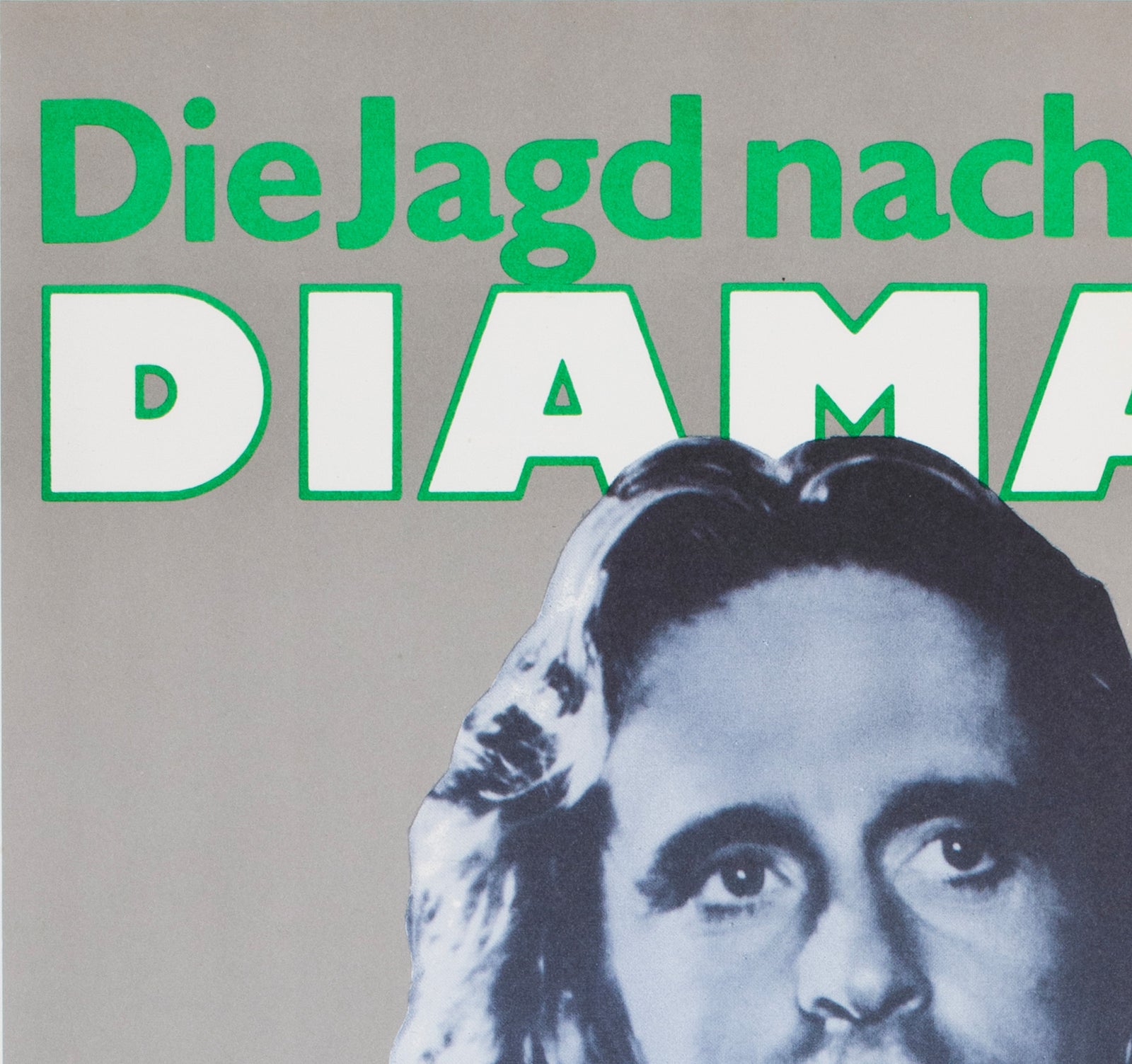 Romancing The Stone 1986 East German Film Poster - detail