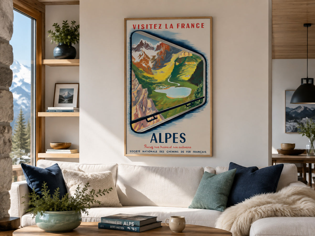 Rome 1966 Alitalia Airline Travel Poster Harmut Hielscher