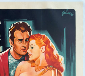 Salome 1953 French Grande Film Movie Poster, Boris Grinsson - detail