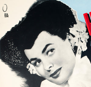 Saratoga Trunk 1946 Swedish Film Poster Gösta Åberg - detail