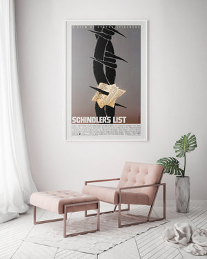 Schindler's List 1993 US 1 Sheet Special Unused Film Movie Poster, Saul Bass