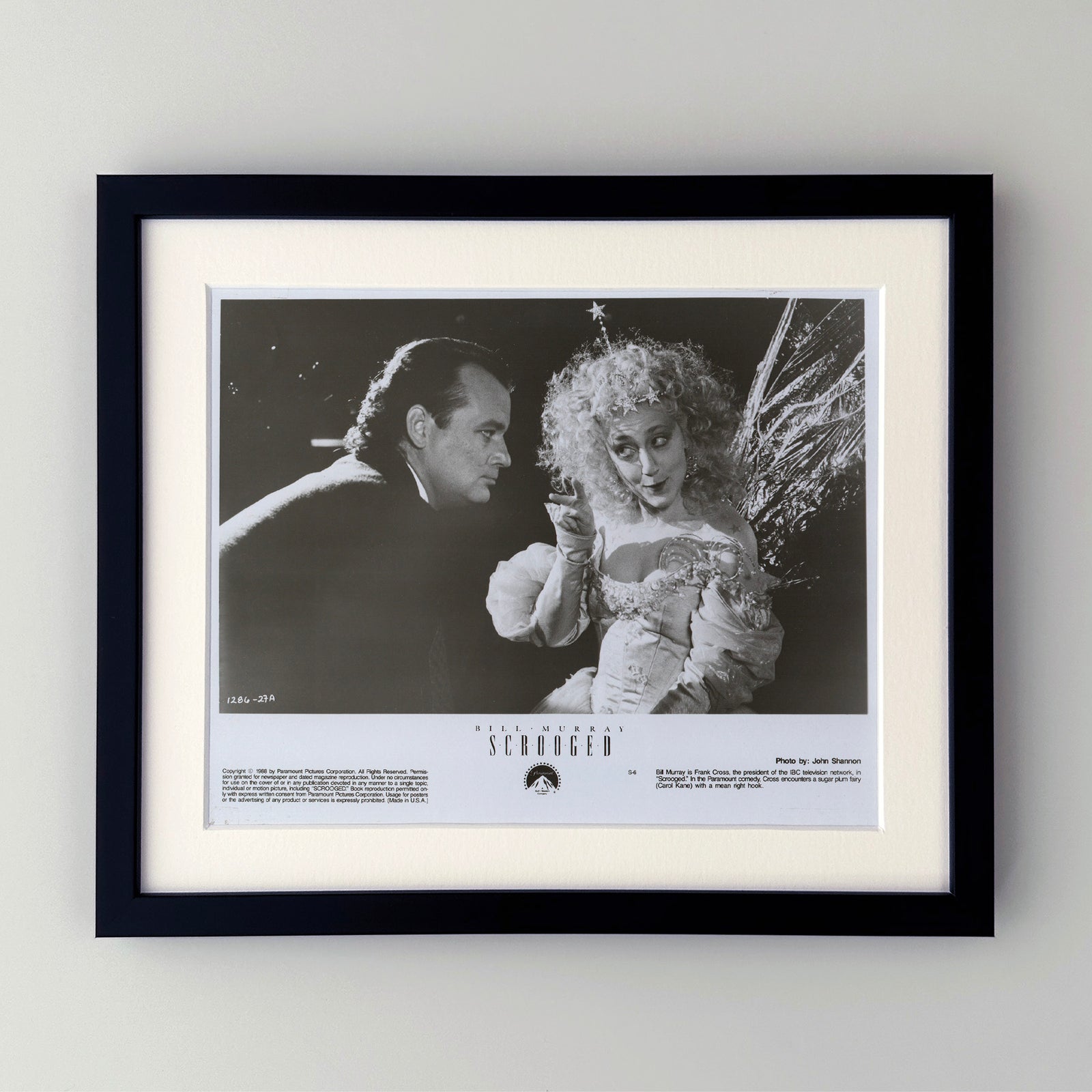 Scrooged (1988) Film Movie Press Publicity Still Framed