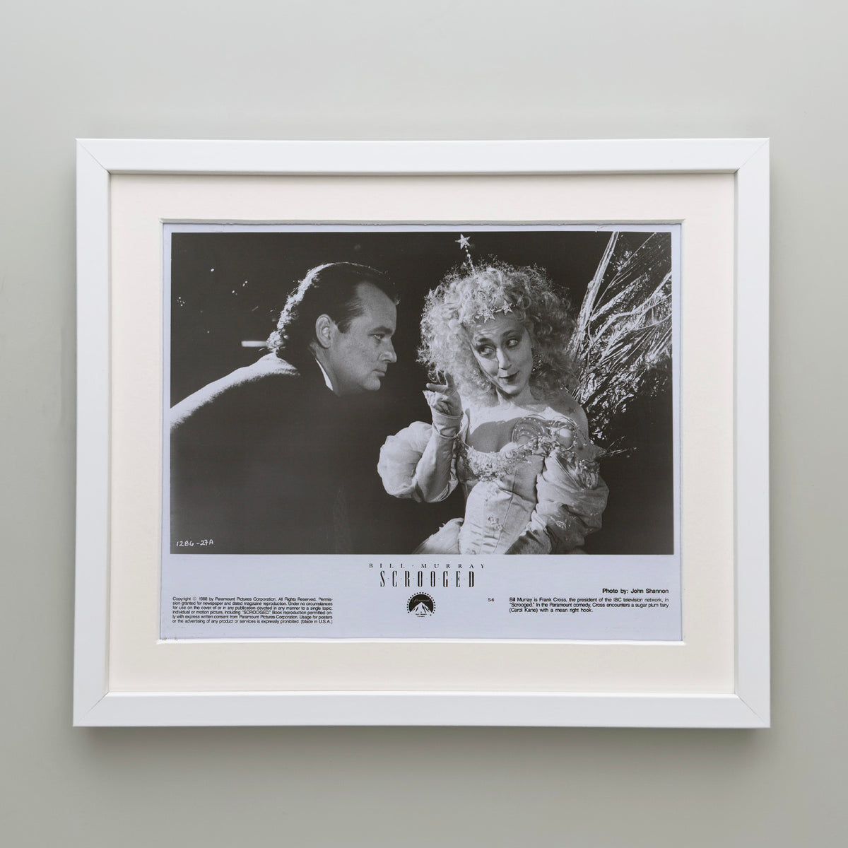 Scrooged (1988) Film Movie Press Publicity Still Framed