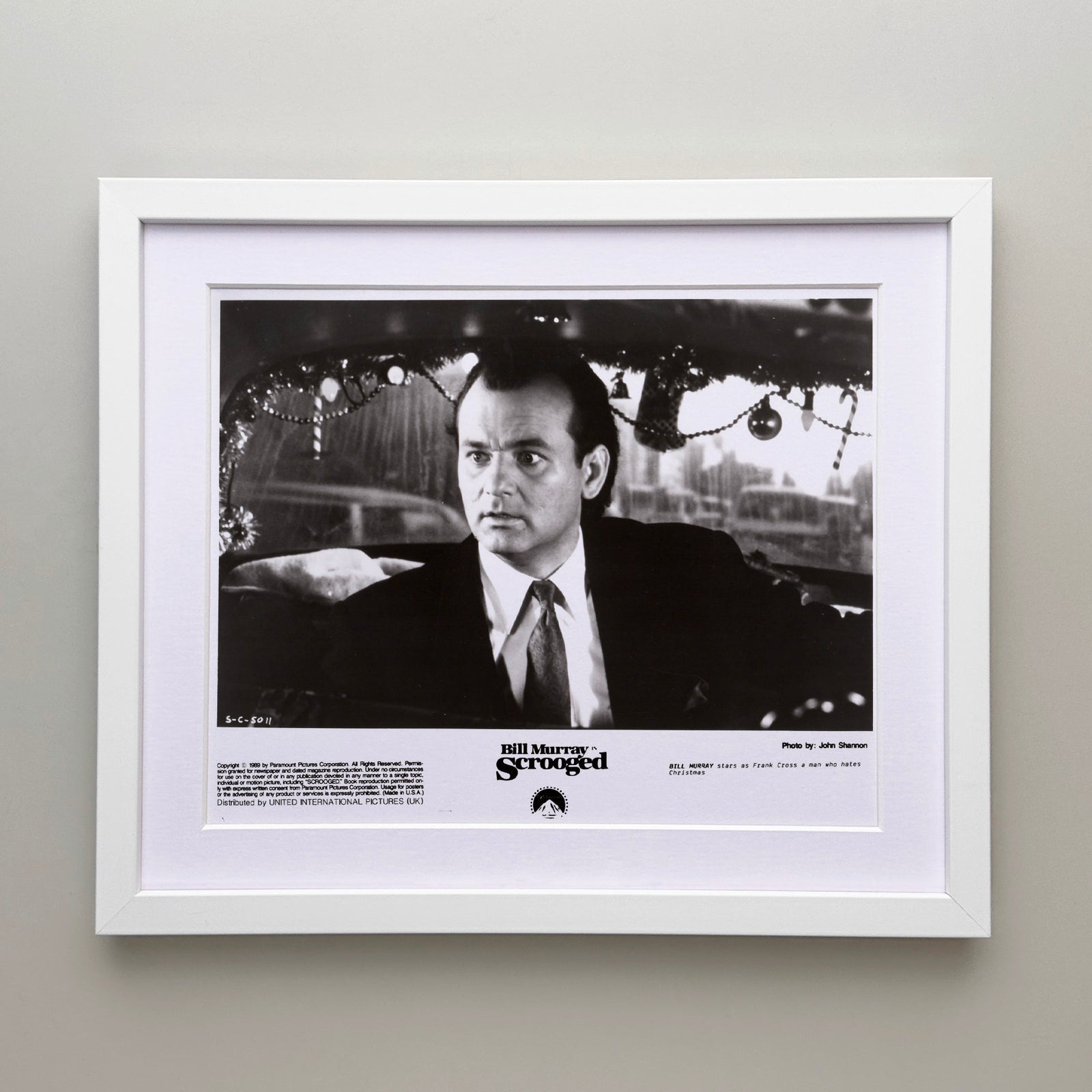 Scrooged 1988 Publicity Film Movie Press Still Framed