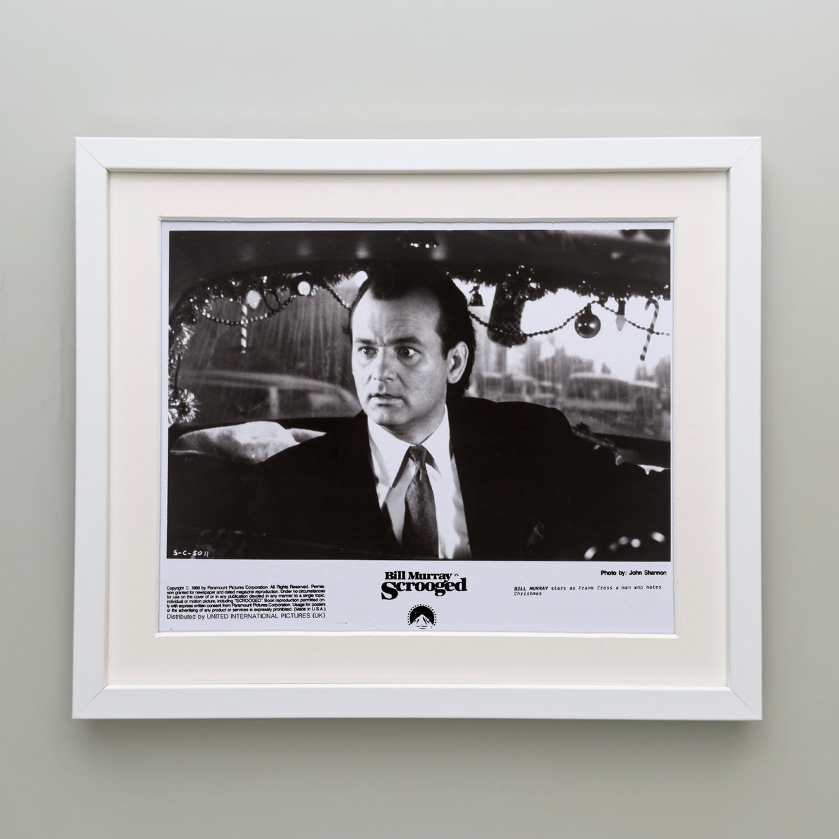 Scrooged 1988 Publicity Film Movie Press Still Framed