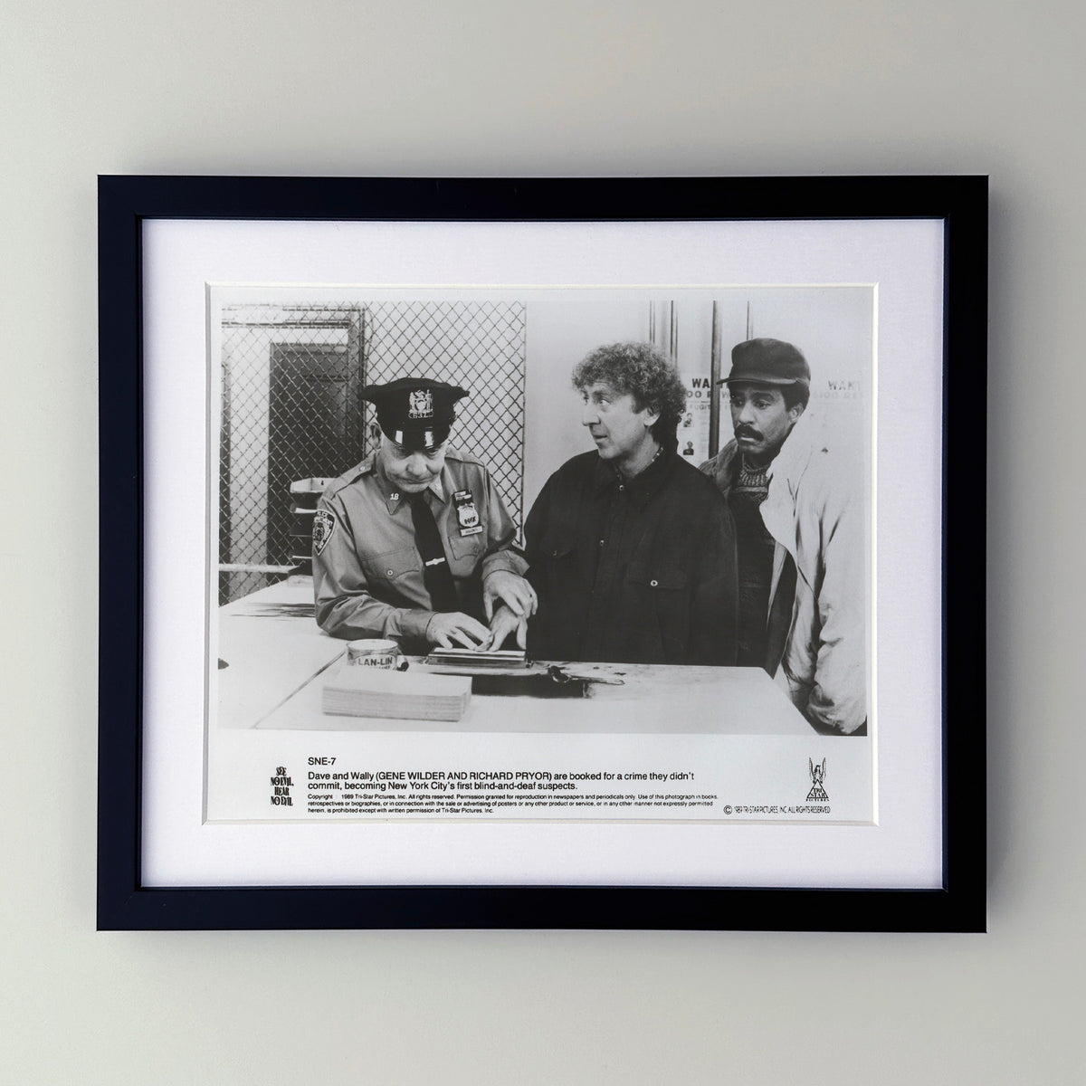 See No Evil Hear No Evil 1989 Film Movie Press Publicity Still Framed